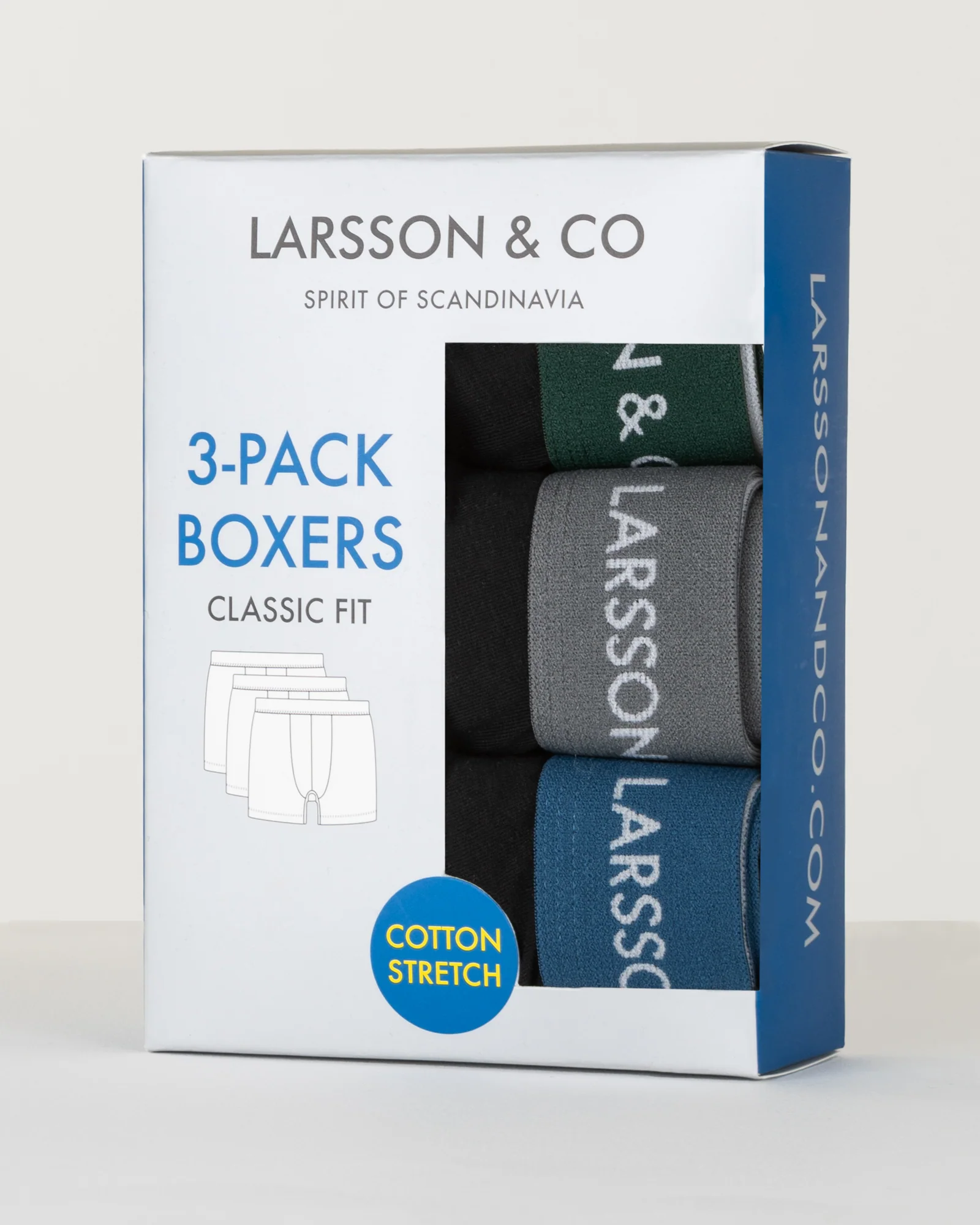 3 Pack Boxers In Black - Image 4