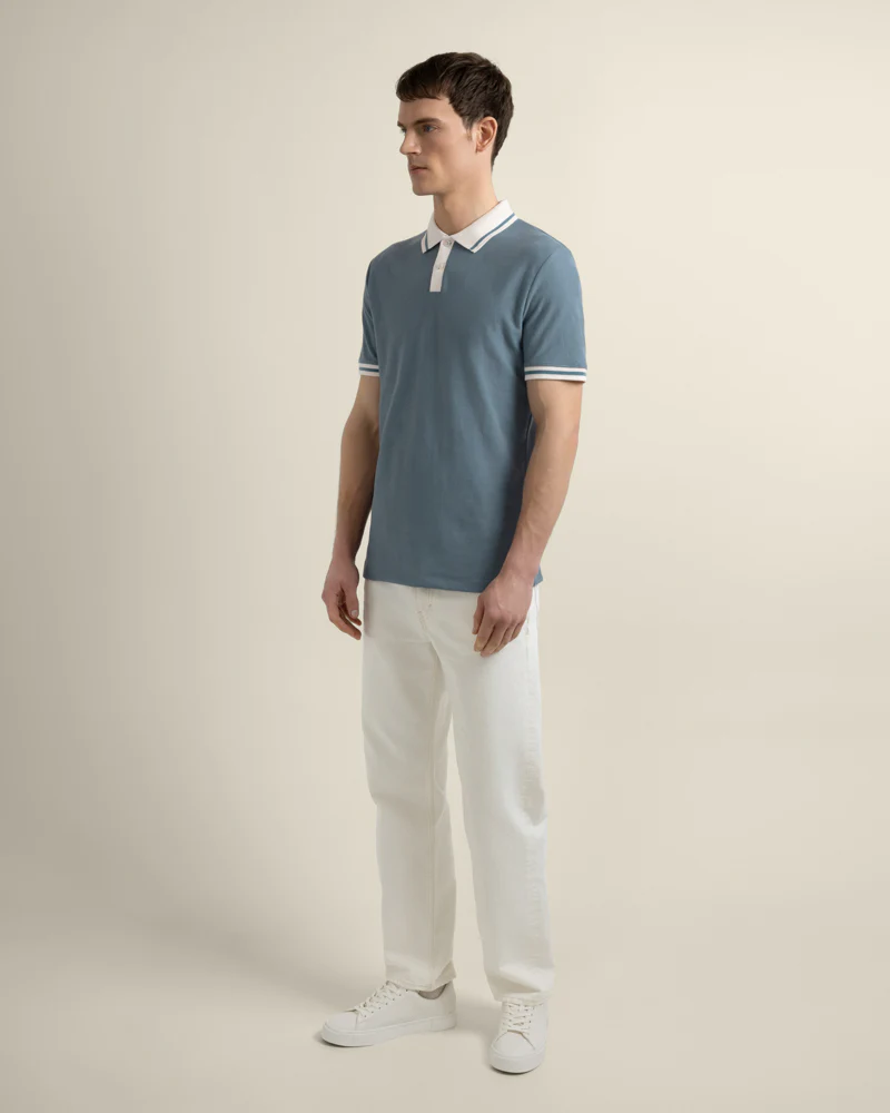 Anders - Geometric Jacquard Polo Shirt - Image 14