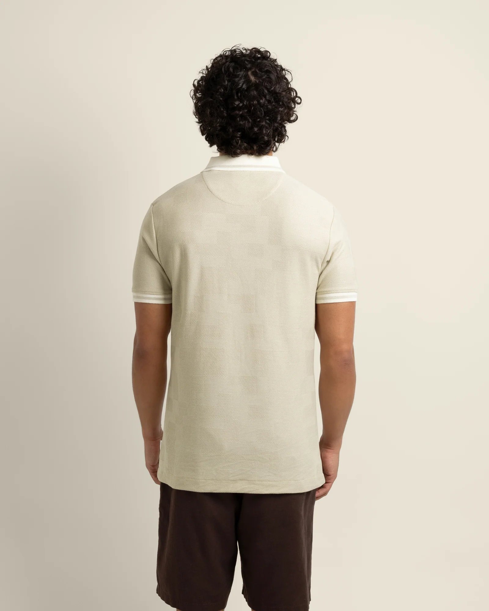Anders - Geometric Jacquard Polo Shirt - Image 26