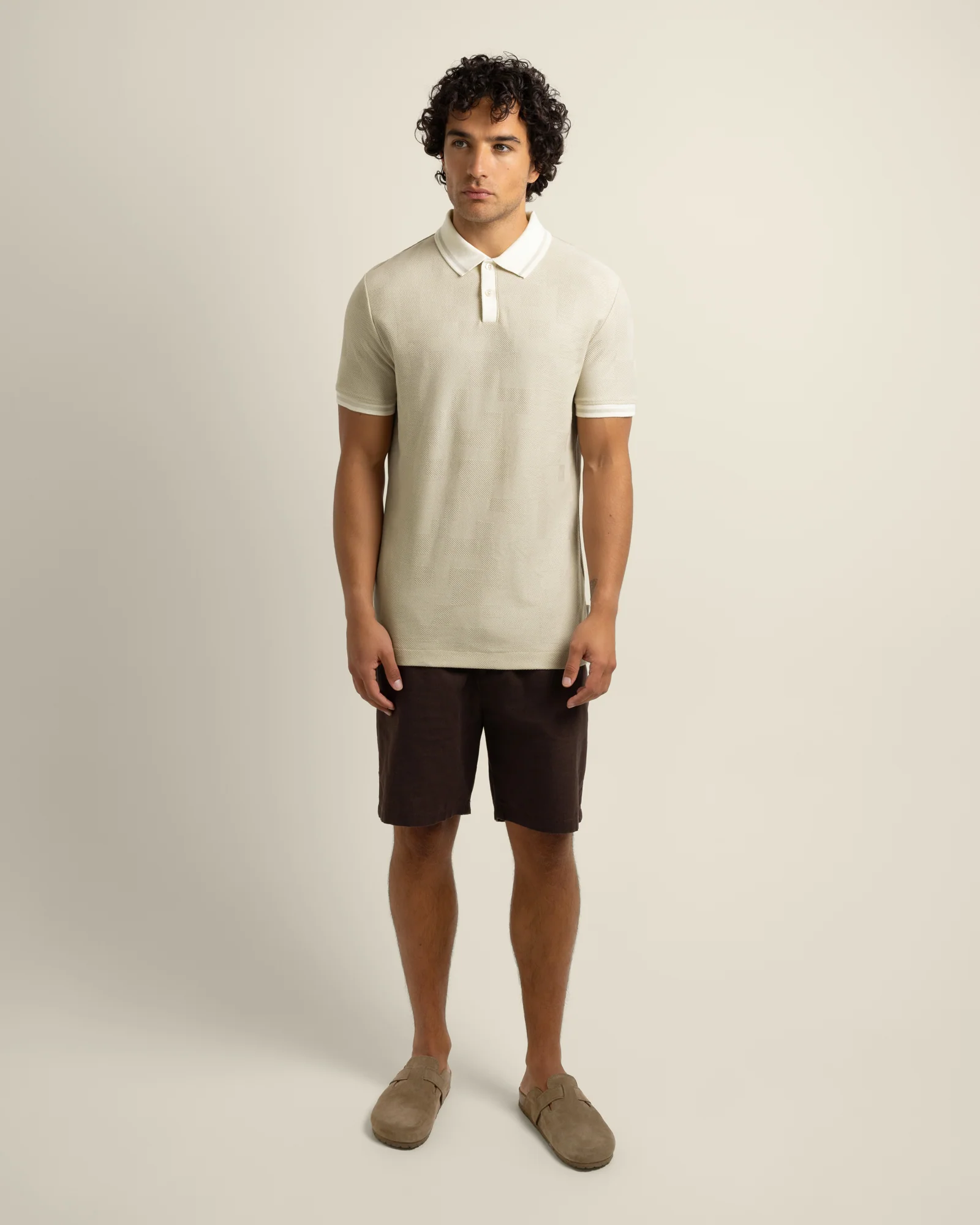 Anders - Geometric Jacquard Polo Shirt - Image 31