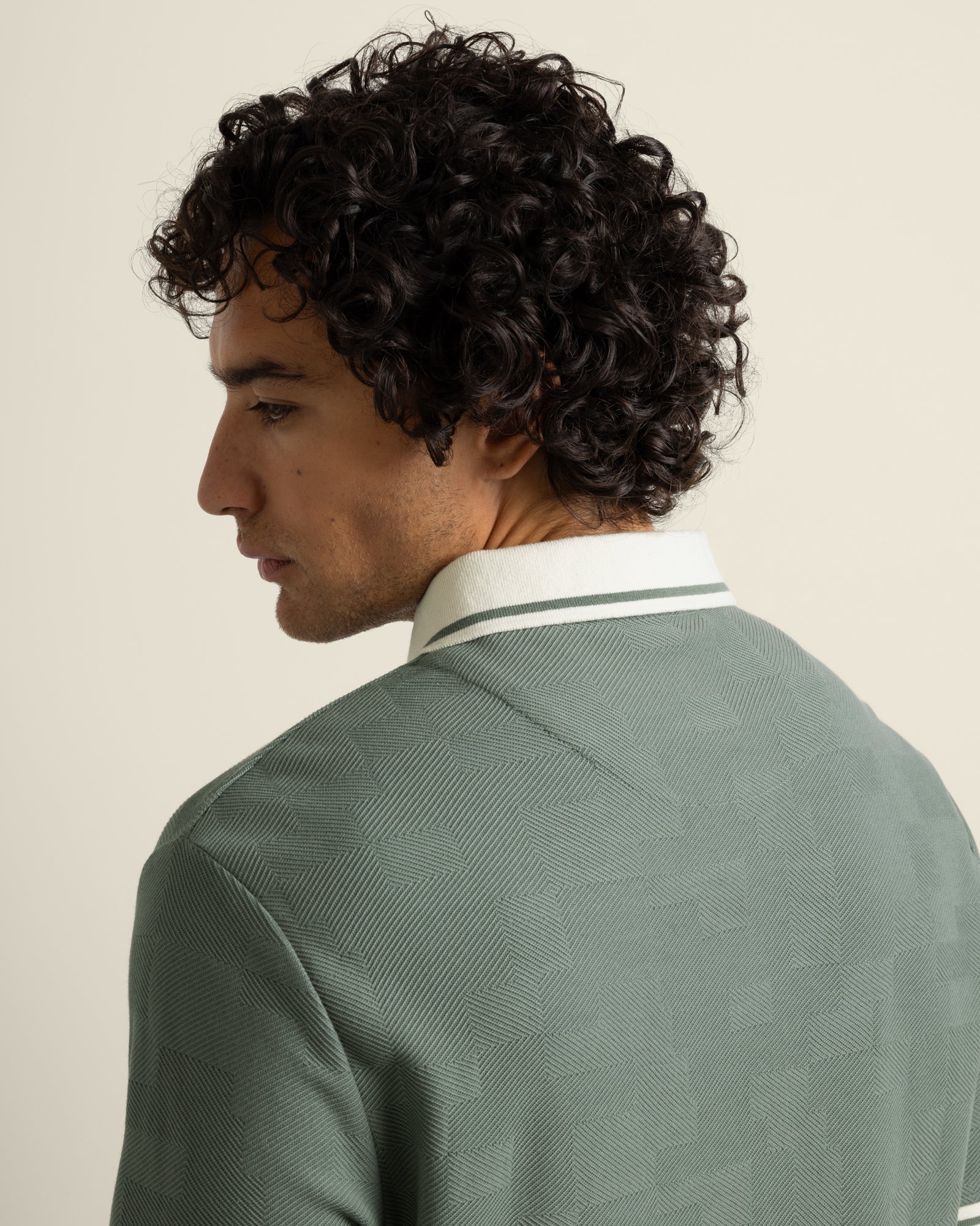 Anders - Geometric Jacquard Polo Shirt - Image 32
