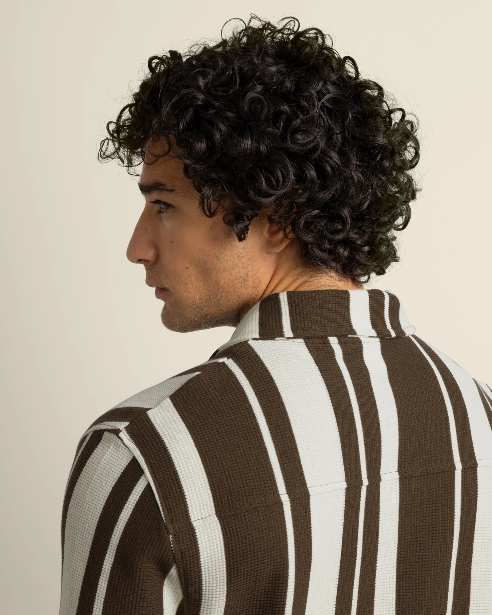 Anker - Waffle Stripe Short Sleeve Shirt - Image 8