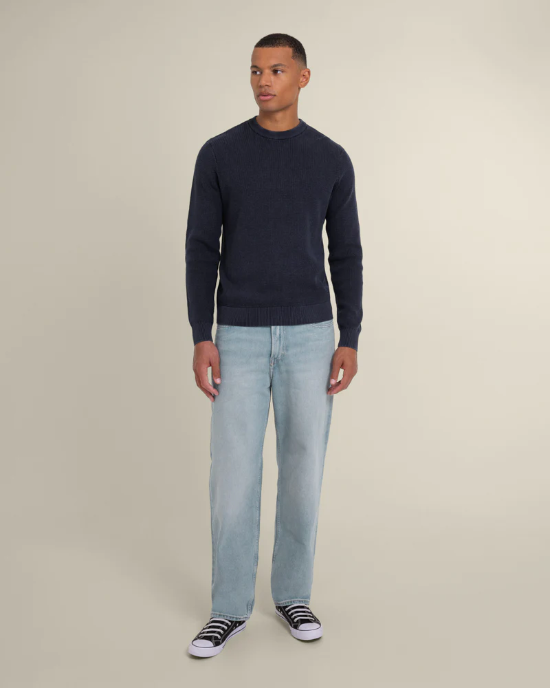 Berkelse - Vintage Wash Crew Neck Jumper - Image 5