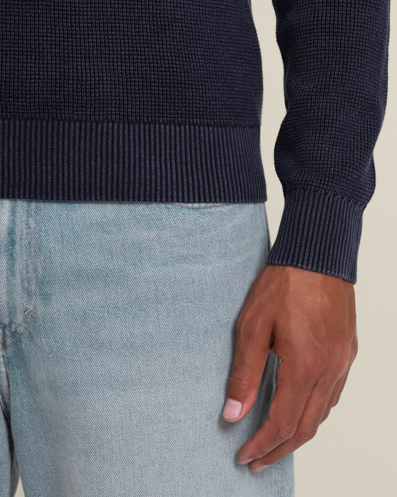 Berkelse - Vintage Wash Crew Neck Jumper - Image 7