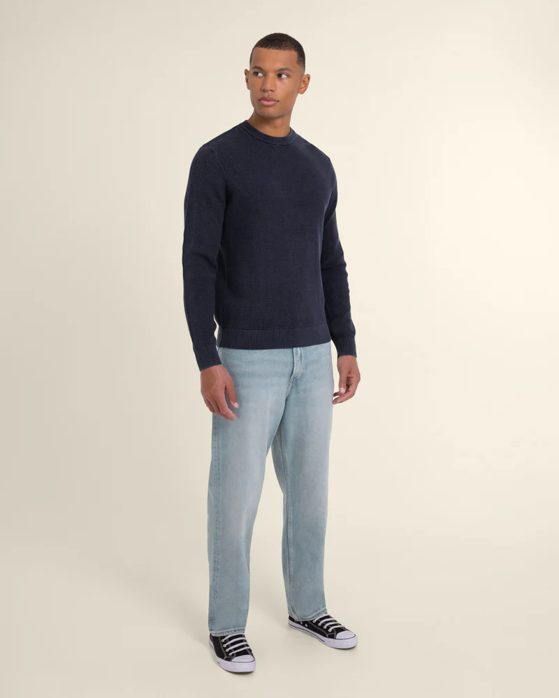 Berkelse - Vintage Wash Crew Neck Jumper - Image 8
