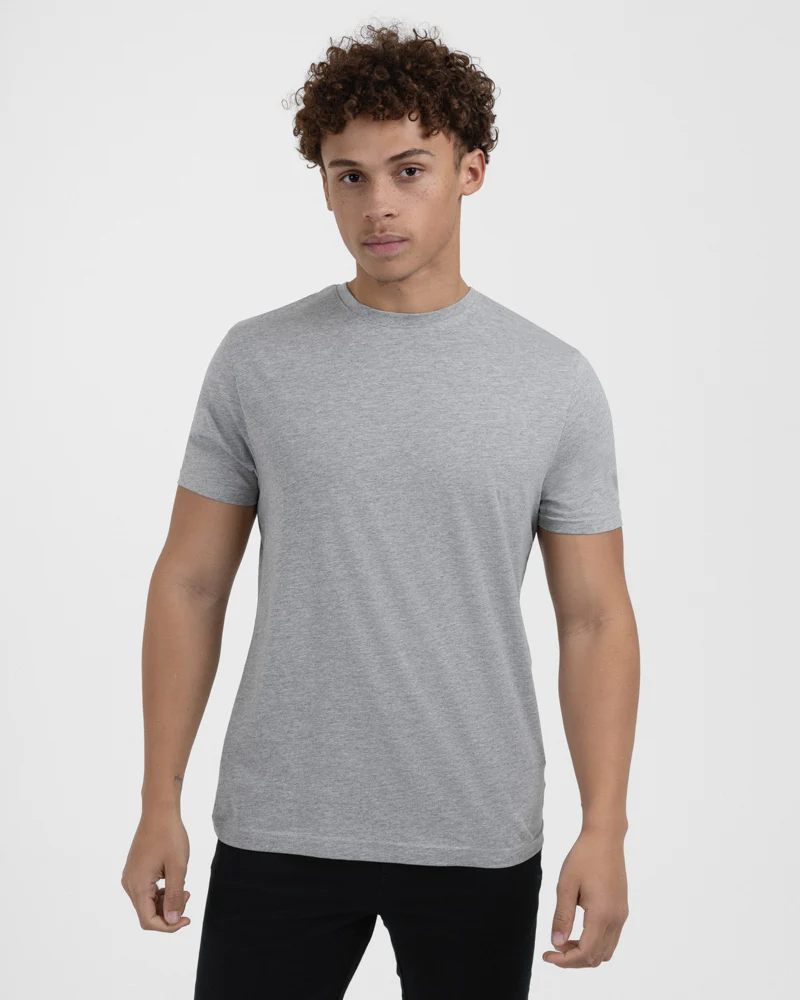 Black, Grey & White 3 Pack Short Sleeve T-Shirts - Image 3