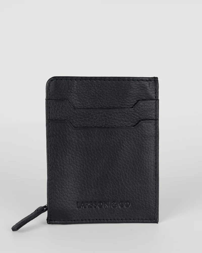 Card Holder With Zipped Pocket & Embossed Branding - Image 3