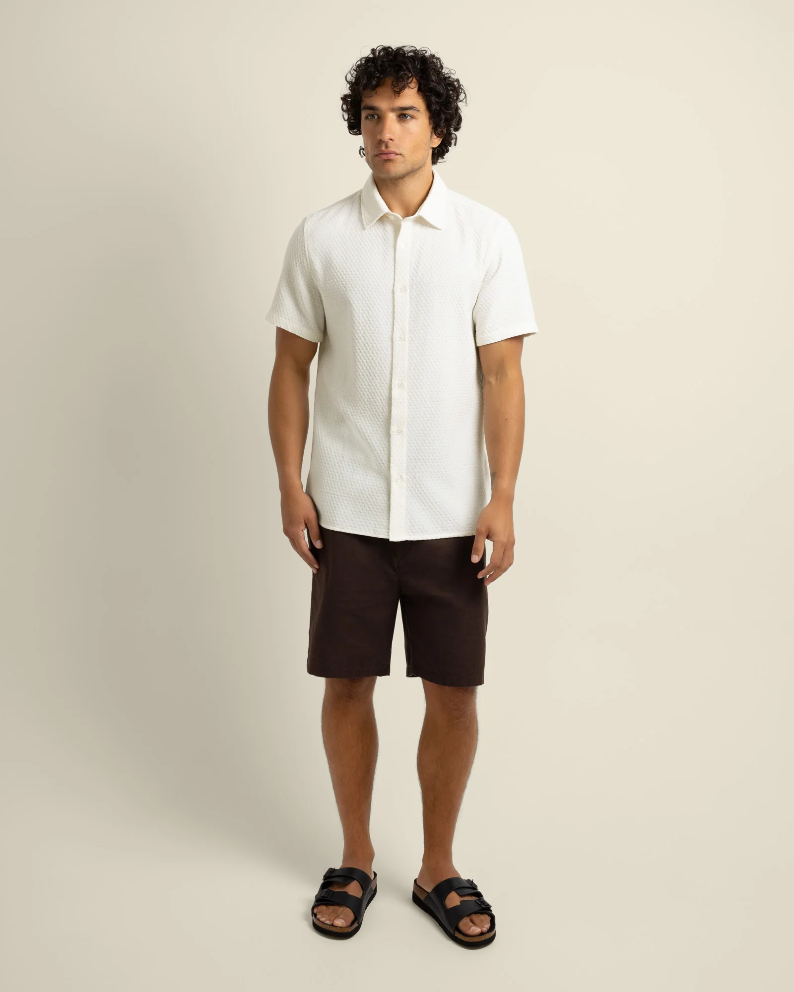 Carlsen - Square Jacquard Short Sleeve Shirt - Image 2