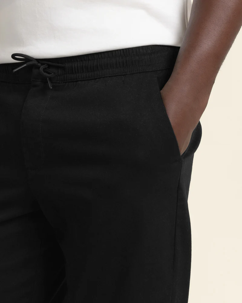 Drawstring Waist Regular Fit Chino Trouser - Image 8
