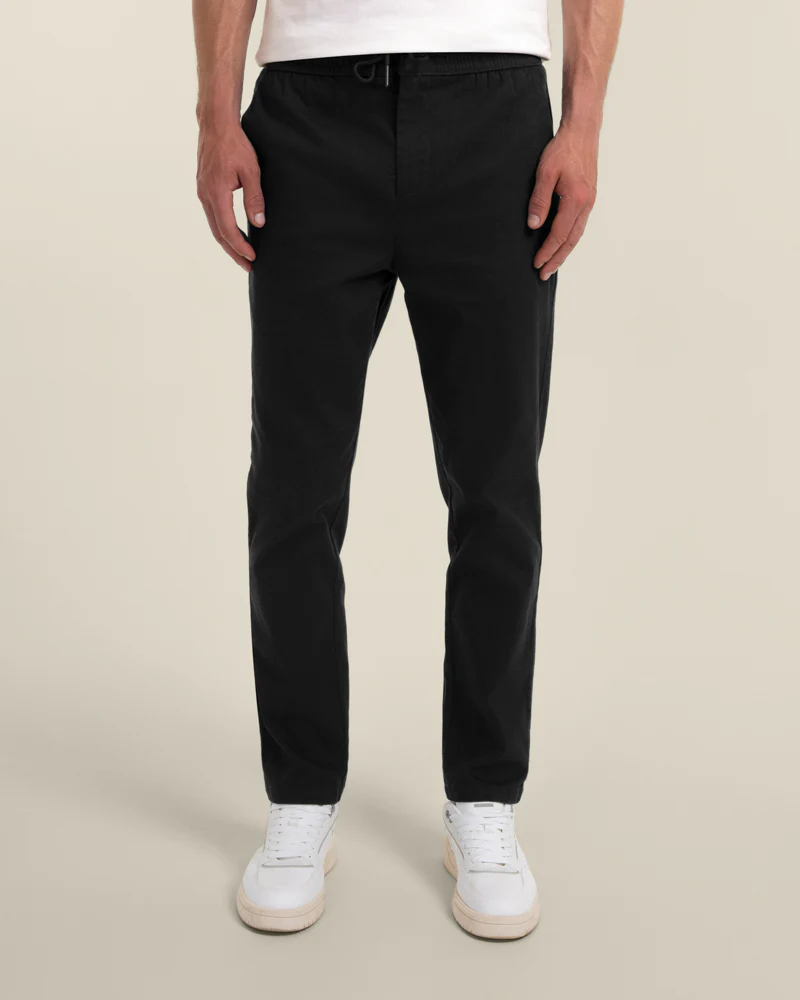 Drawstring Waist Slim Fit Chino Trouser - Image 11