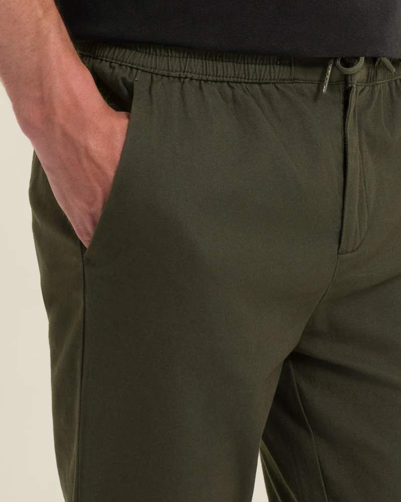 Drawstring Waist Slim Fit Chino Trouser - Image 12