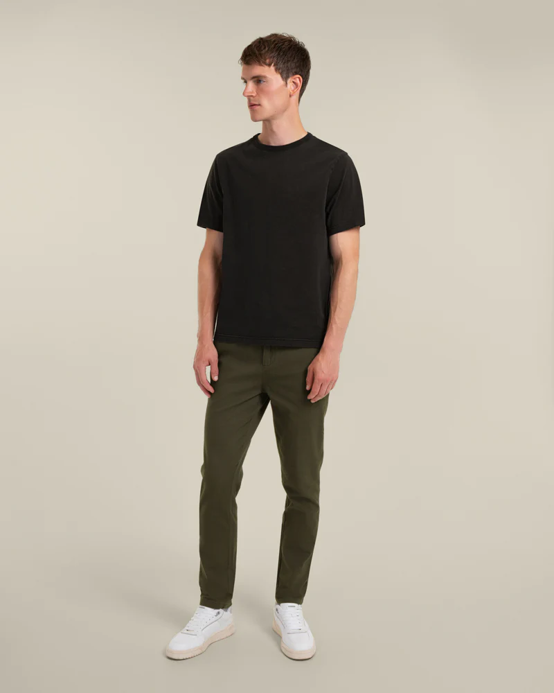 Drawstring Waist Slim Fit Chino Trouser - Image 14