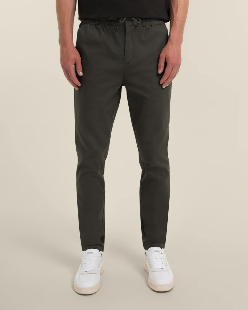 Drawstring Waist Slim Fit Chino Trouser - Image 29
