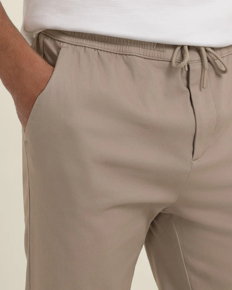 Drawstring Waist Slim Fit Chino Trouser - Image 30