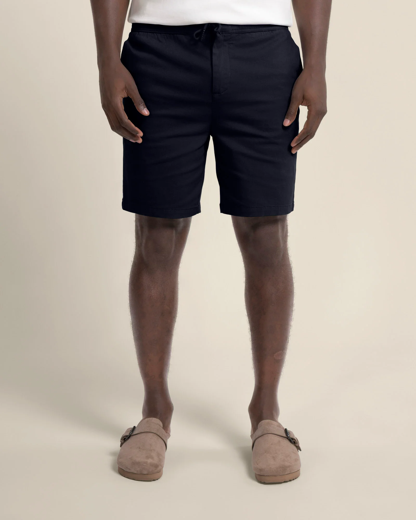 Drawstring Stretch Chino Shorts - Image 18