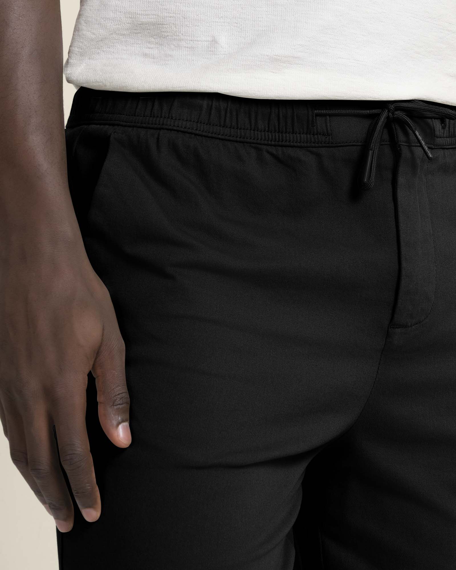 Drawstring Stretch Chino Shorts - Image 4