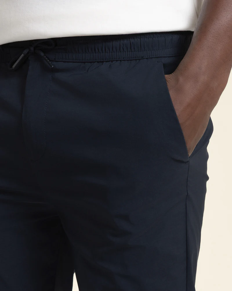 Drawstring Stretch Nylon Trouser - Image 3