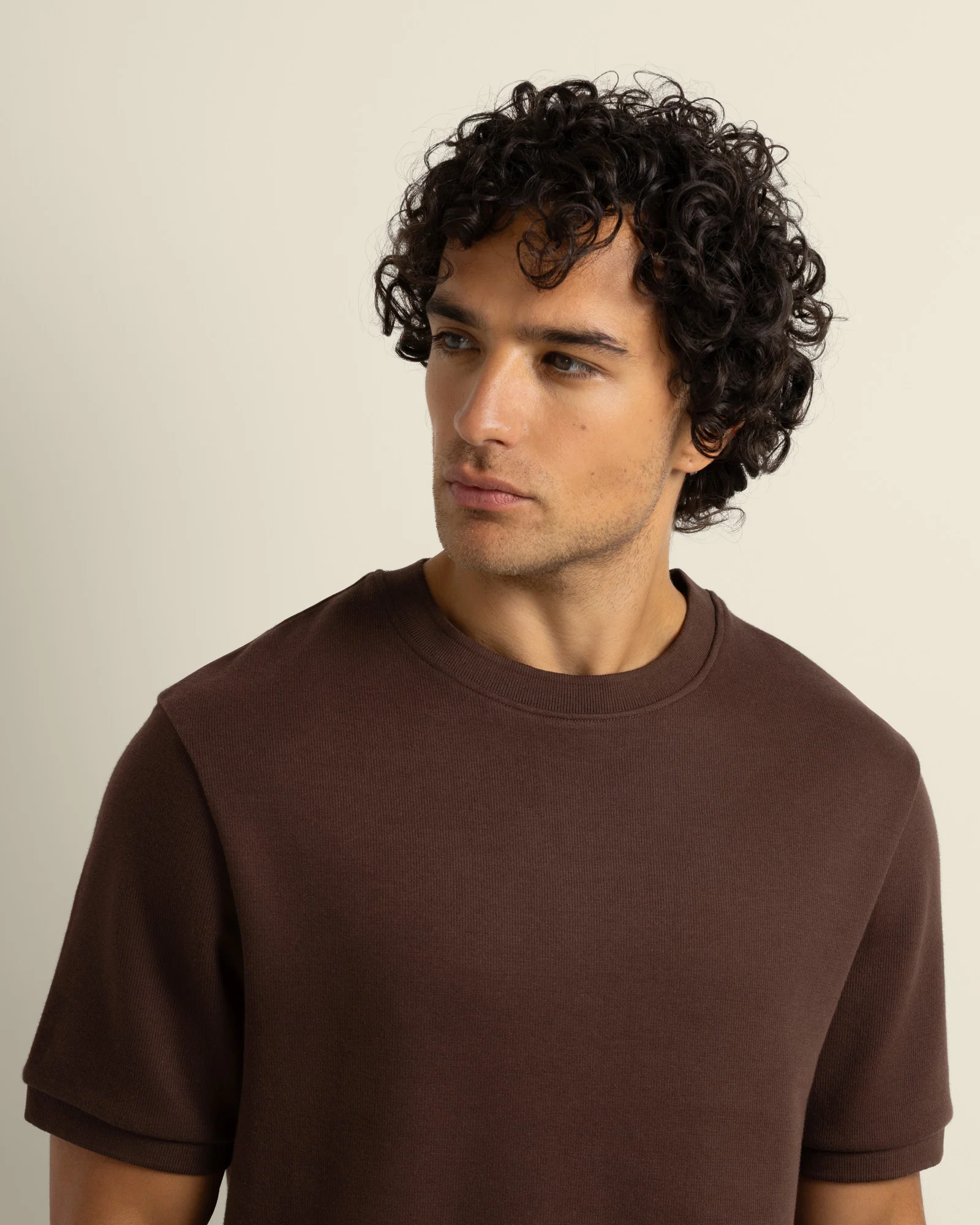 Gaia - Ribbed Knit Heavy T-Shirt - Image 12