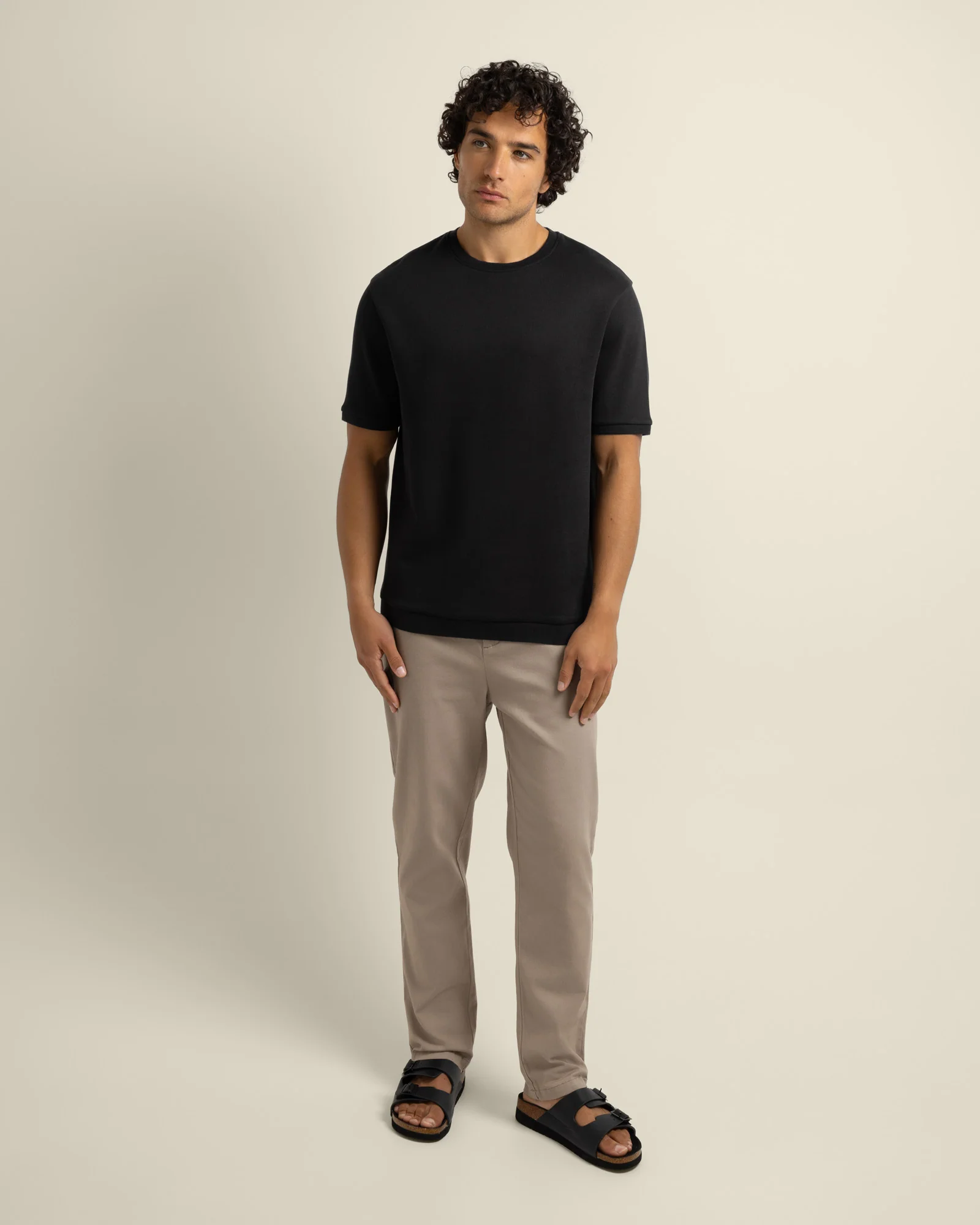 Gaia - Ribbed Knit Heavy T-Shirt - Image 4