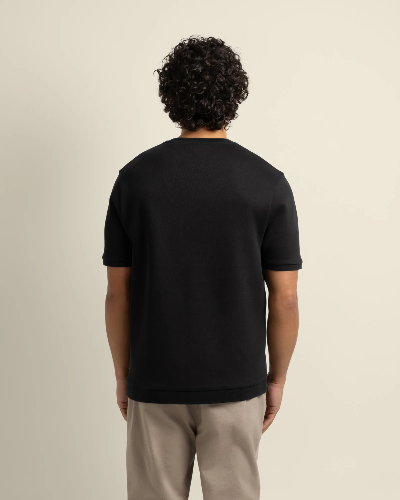 Gaia - Ribbed Knit Heavy T-Shirt - Image 9