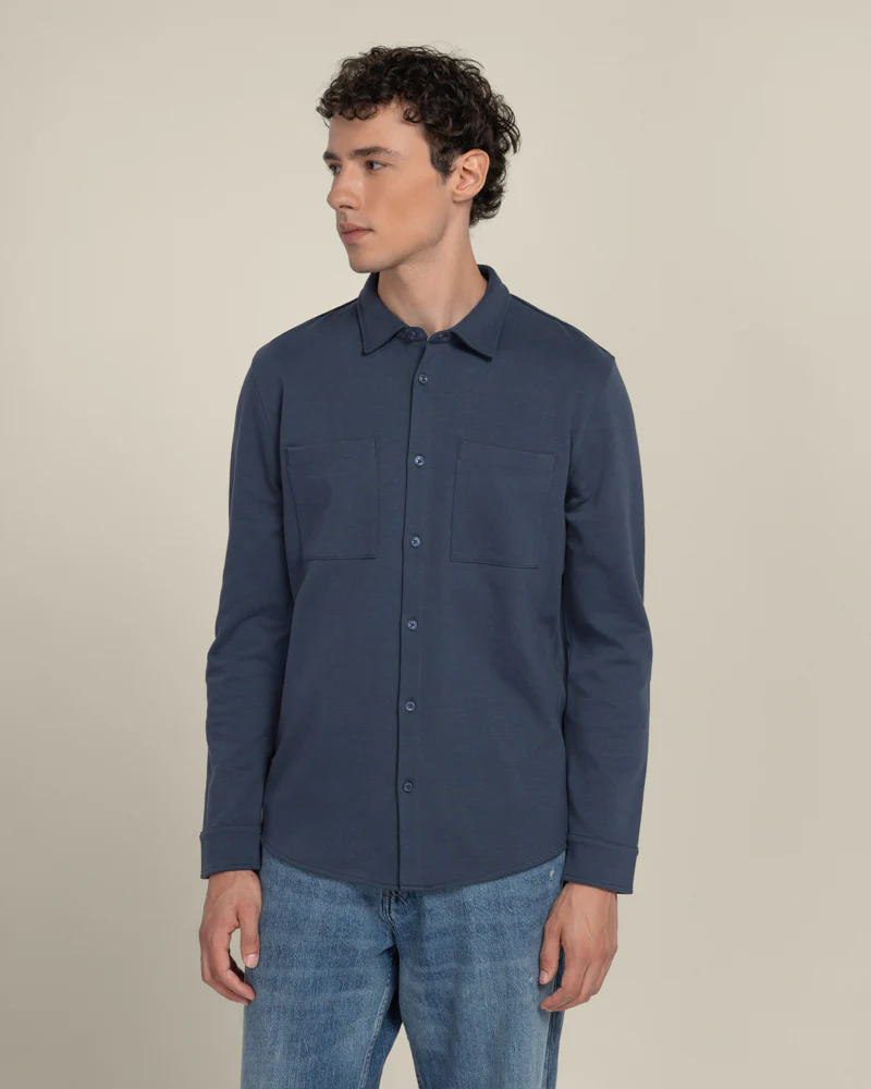 Gudhjem - Interlock Jersey Long Sleeve Shirt - Image 3