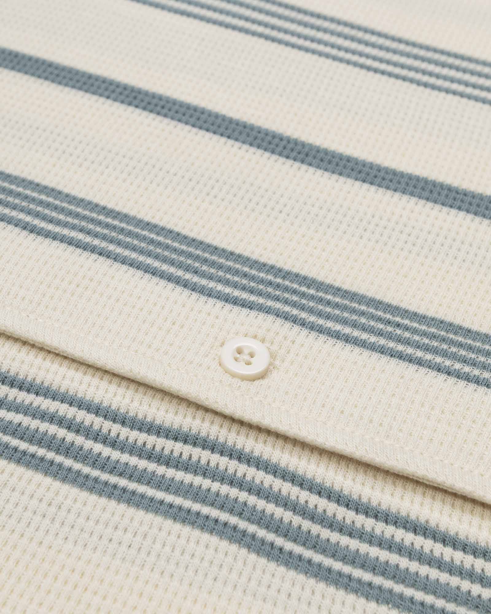 Hannes - Waffle Stripe Short Sleeve Shirt - Image 33