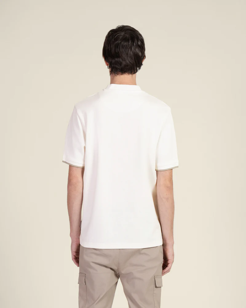 Heavy T-Shirt With Baseball Collar - Image 19