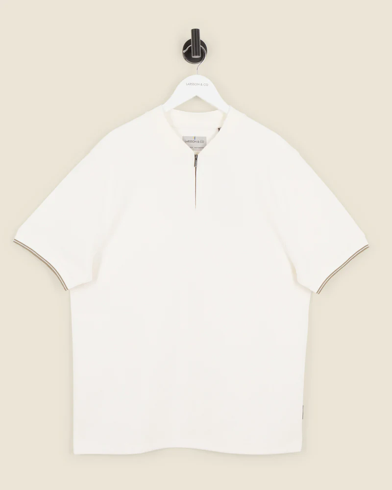 Heavy T-Shirt With Baseball Collar - Image 20