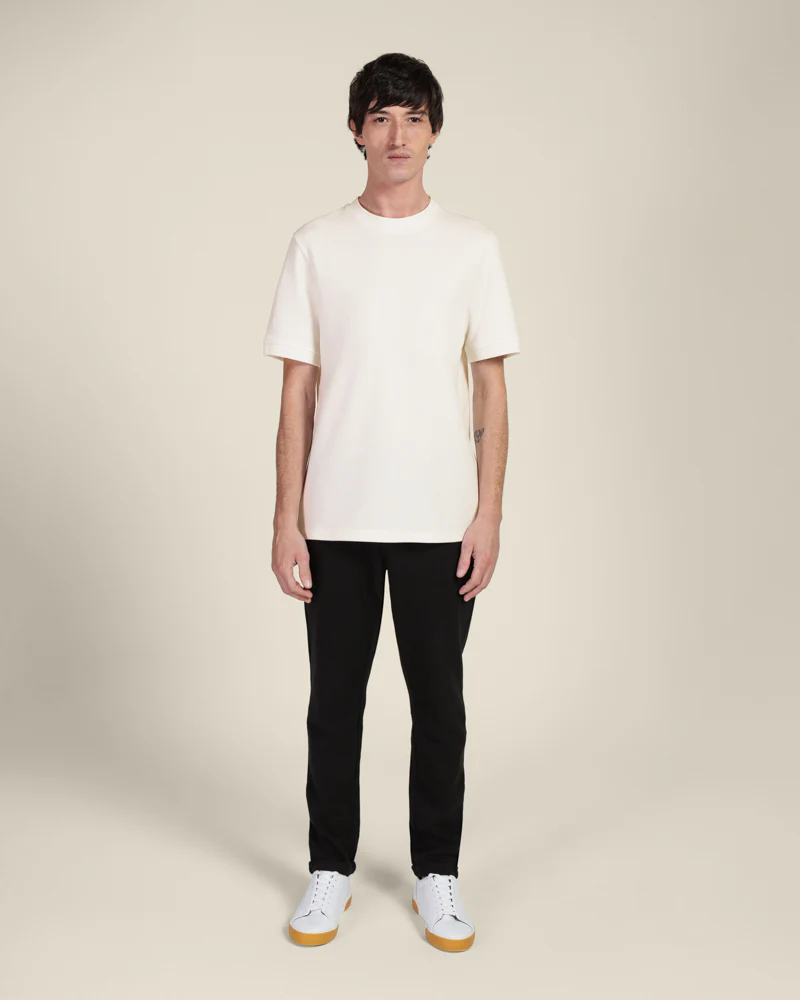 Heavy T-Shirt With Ribbed Details - Image 14