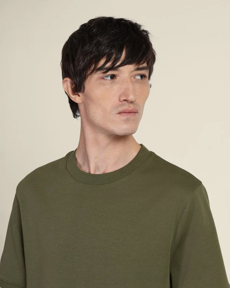 Heavy T-Shirt With Ribbed Details - Image 27
