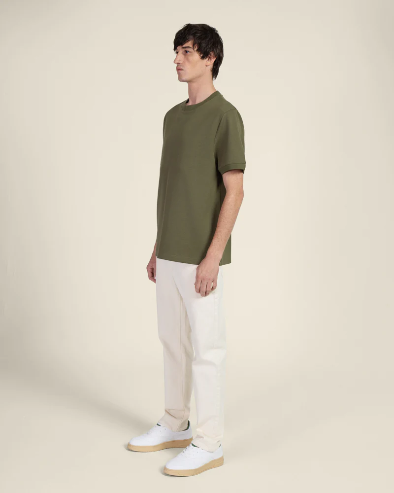 Heavy T-Shirt With Ribbed Details - Image 28