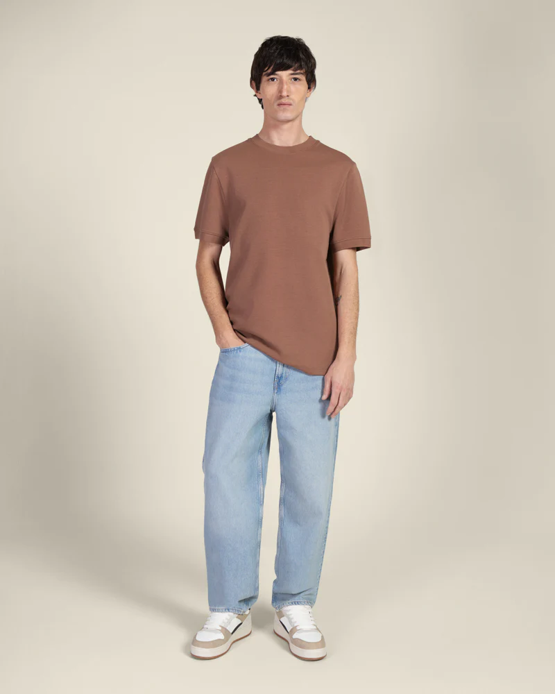 Heavy T-Shirt With Ribbed Details - Image 32