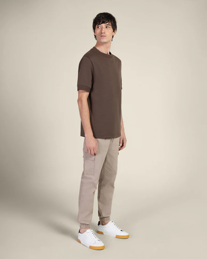 Heavy T-Shirt With Ribbed Details - Image 40