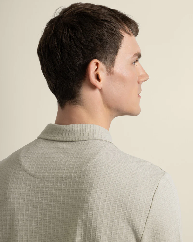 Helsing - Grid Jacquard Polo Shirt - Image 17