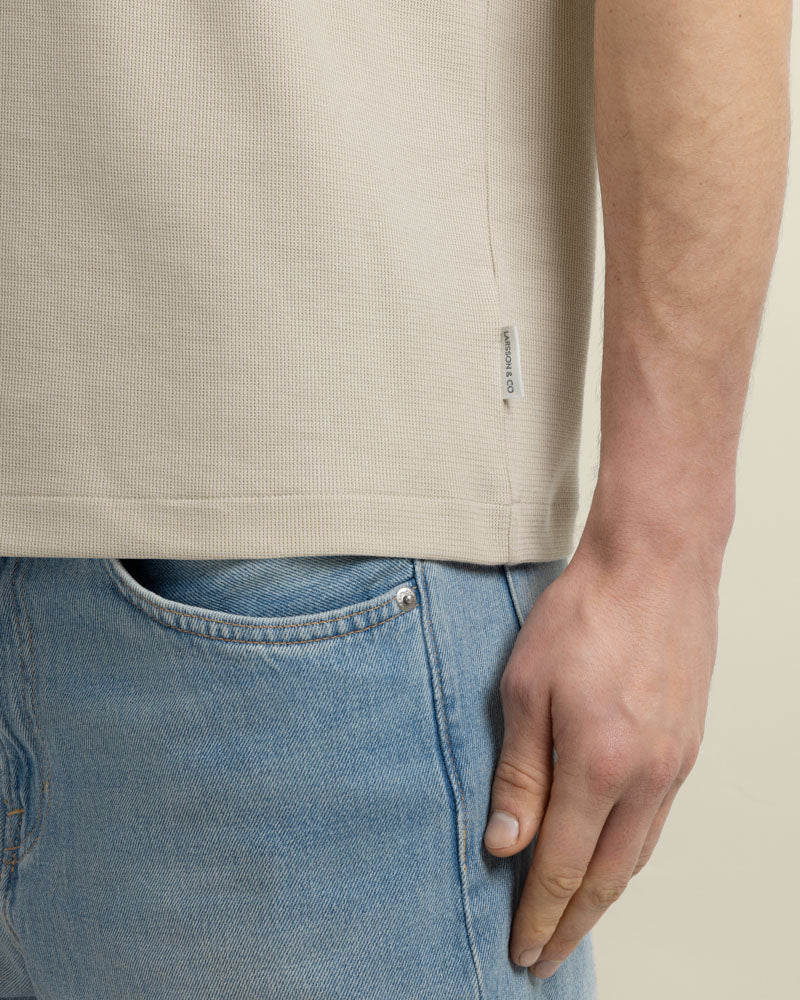 Jeppe - Textured Panelled T-Shirt - Image 13