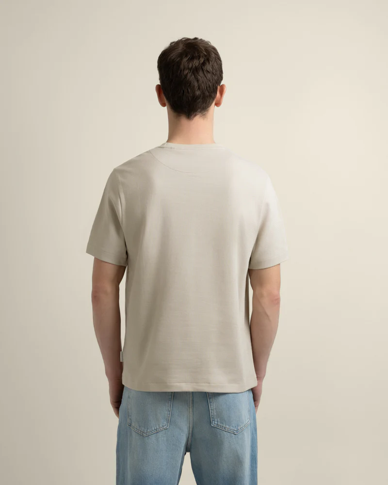 Jeppe - Textured Panelled T-Shirt - Image 15