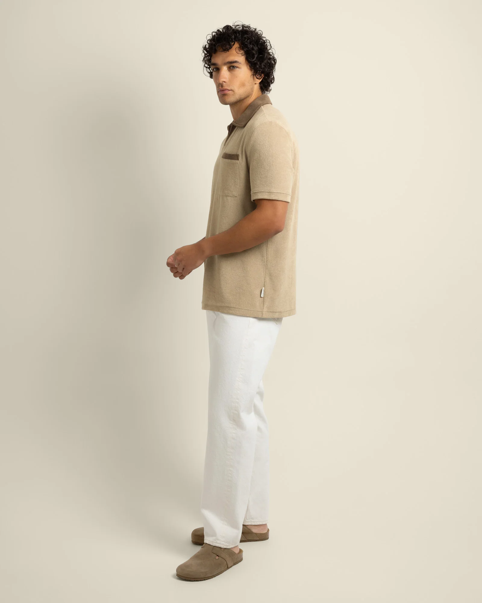 Jesper - Terry Resort Collar Polo Shirt - Image 11