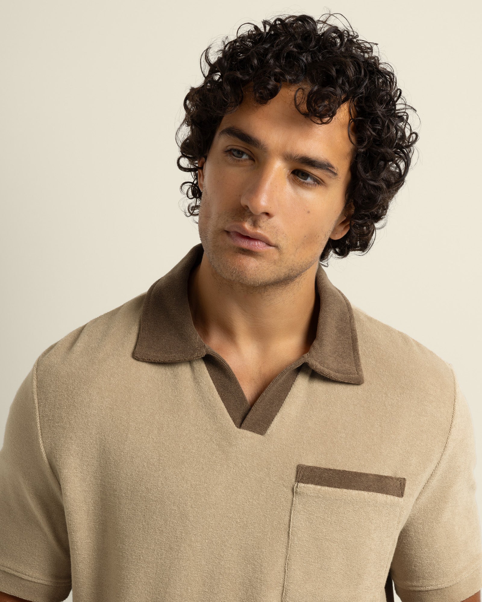 Jesper - Terry Resort Collar Polo Shirt - Image 14