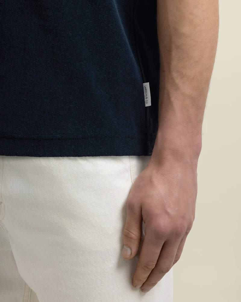 Jesper - Terry Resort Collar Polo Shirt - Image 4
