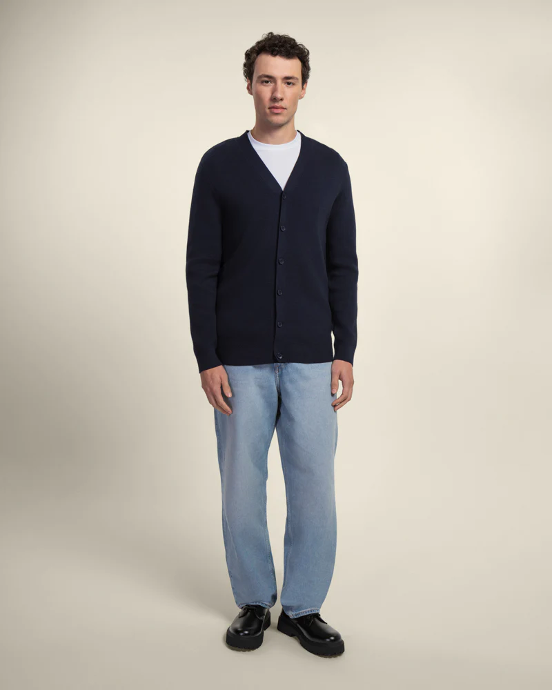 Milano Knit V-Neck Cardigan - Image 10