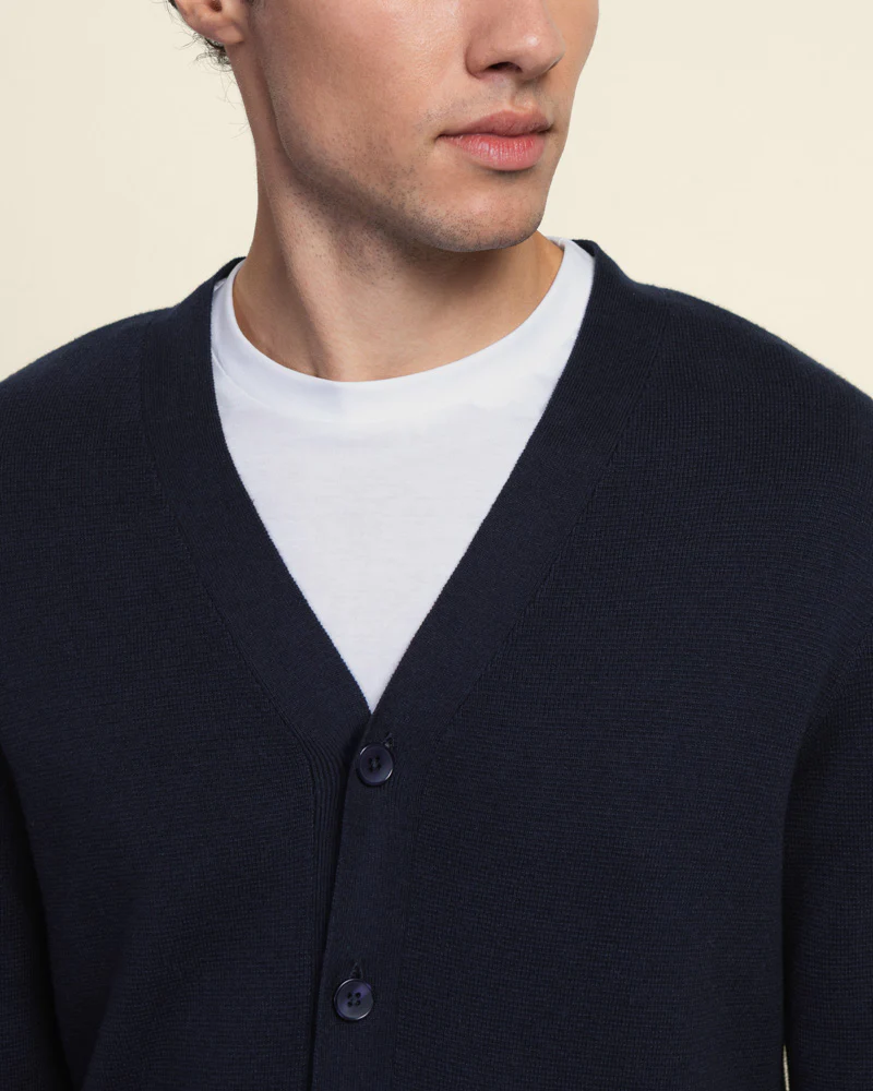 Milano Knit V-Neck Cardigan - Image 13