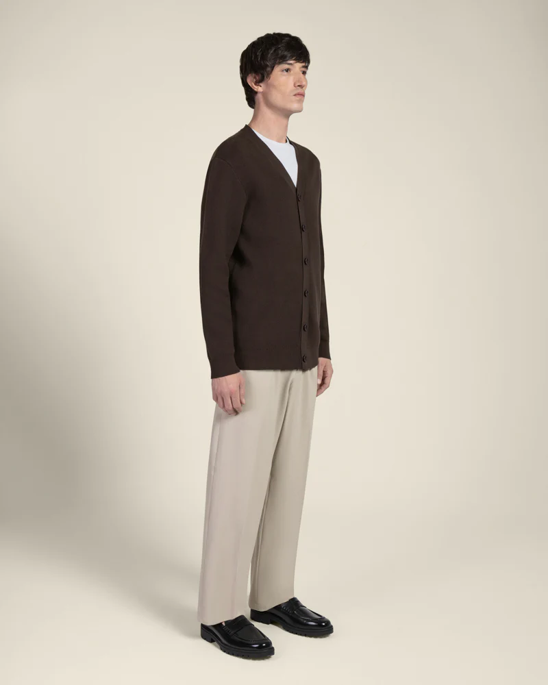 Milano Knit V-Neck Cardigan - Image 17