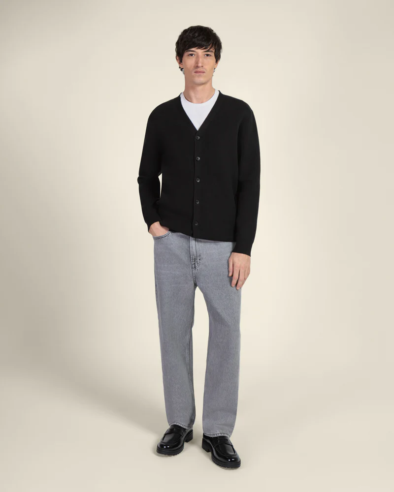 Milano Knit V-Neck Cardigan - Image 4