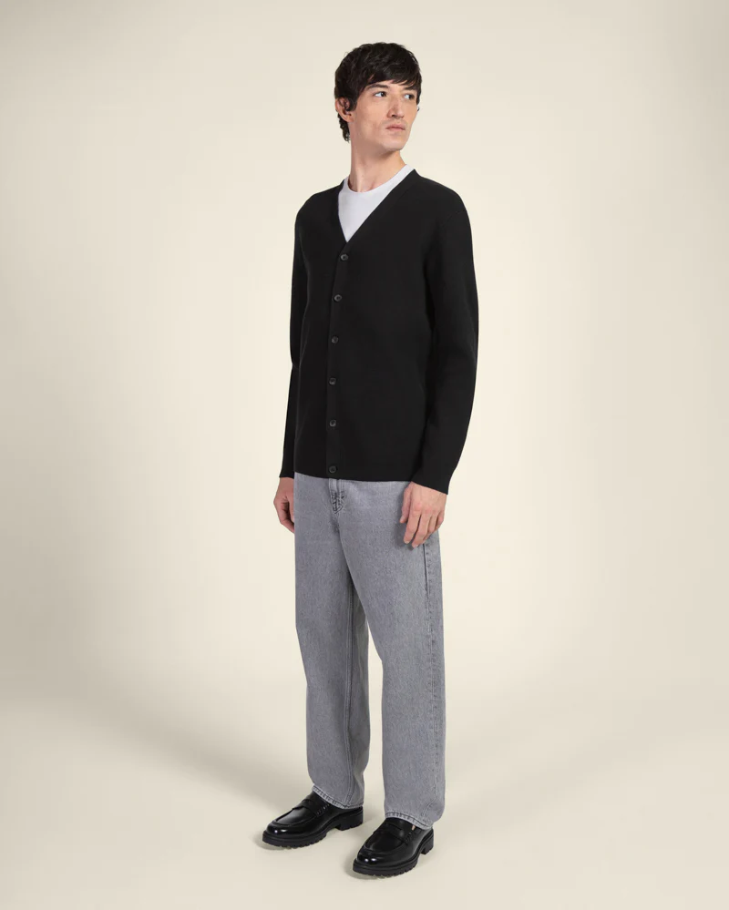 Milano Knit V-Neck Cardigan - Image 5