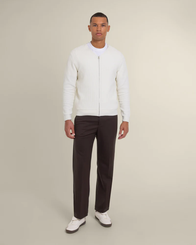 Lihme - Ribbed V-Neck Cardigan - Image 10