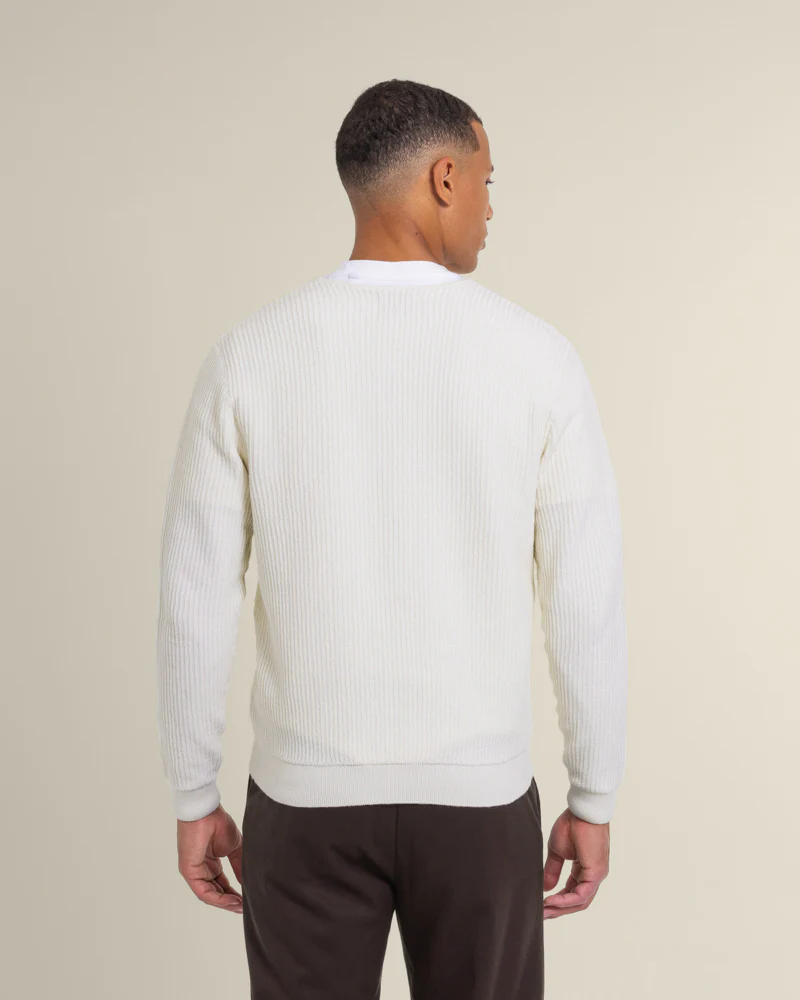 Lihme - Ribbed V-Neck Cardigan - Image 14