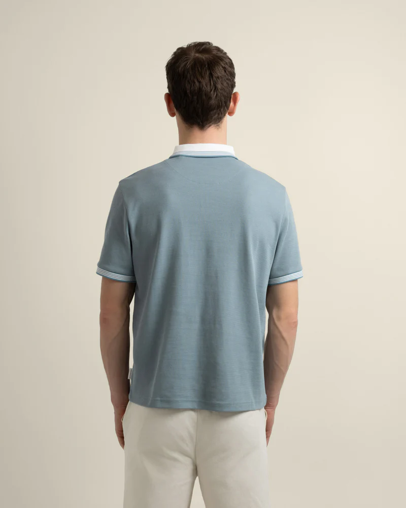 Nilsson - Contrast Rib Polo Shirt - Image 8