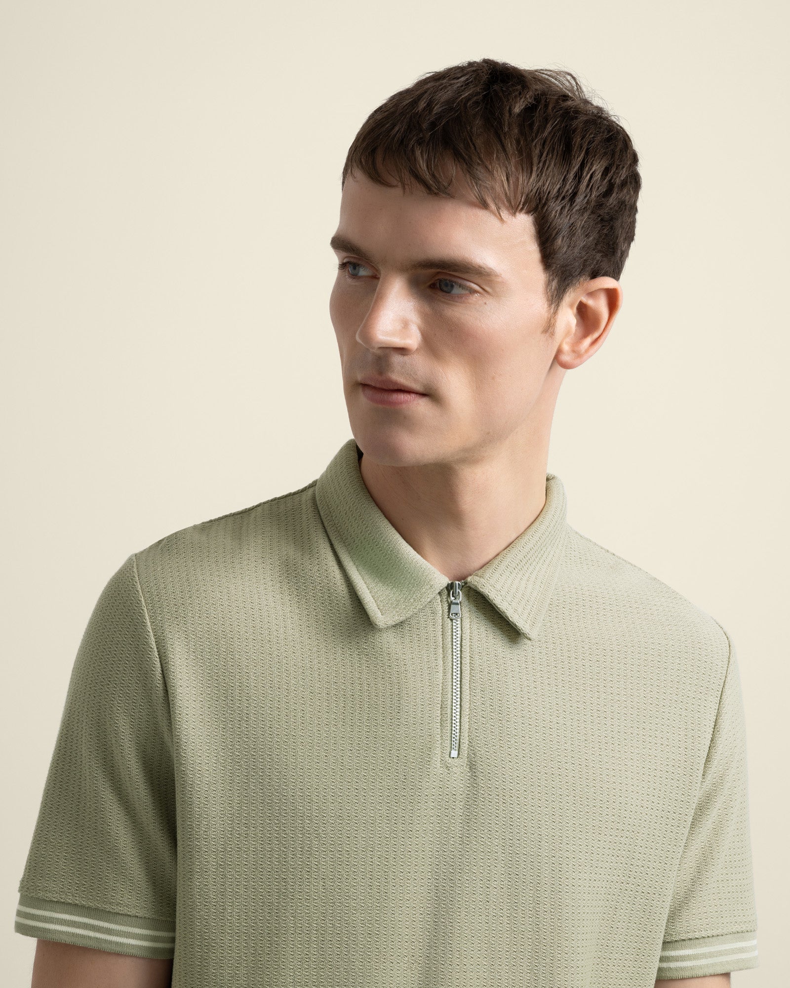 Odin - Textured Polo Shirt - Image 11