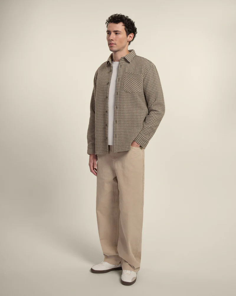 Olive & Stone Textured Overshirt - Image 5