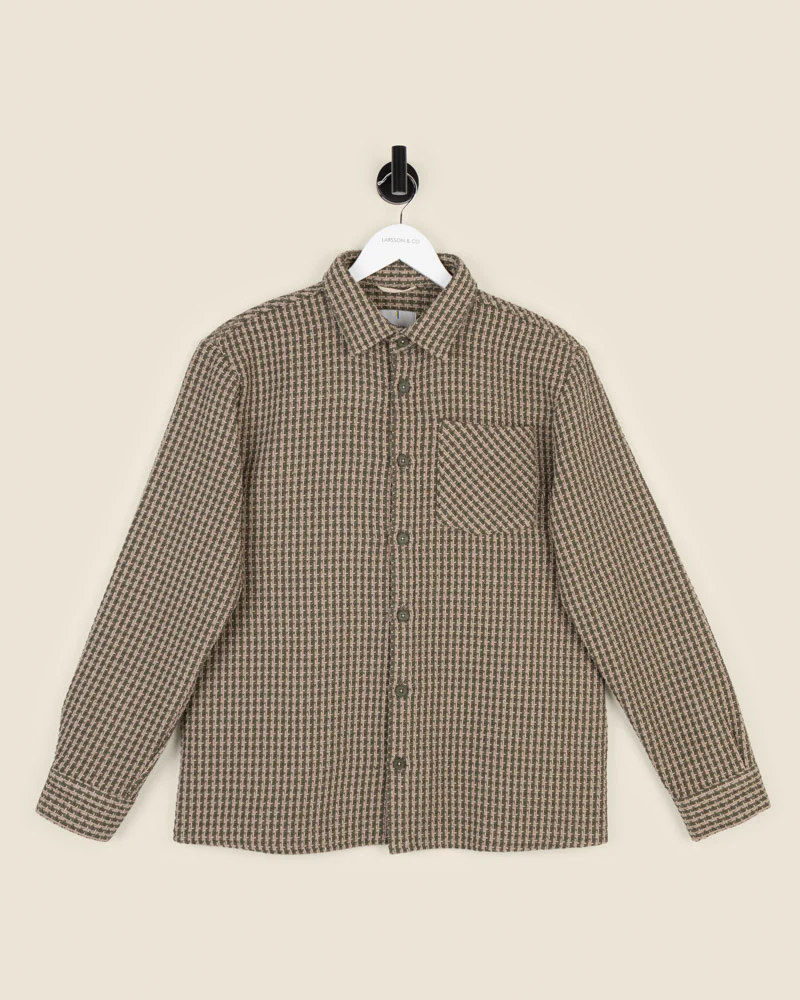 Olive & Stone Textured Overshirt - Image 7